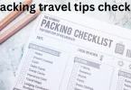 packing travel tips checklist